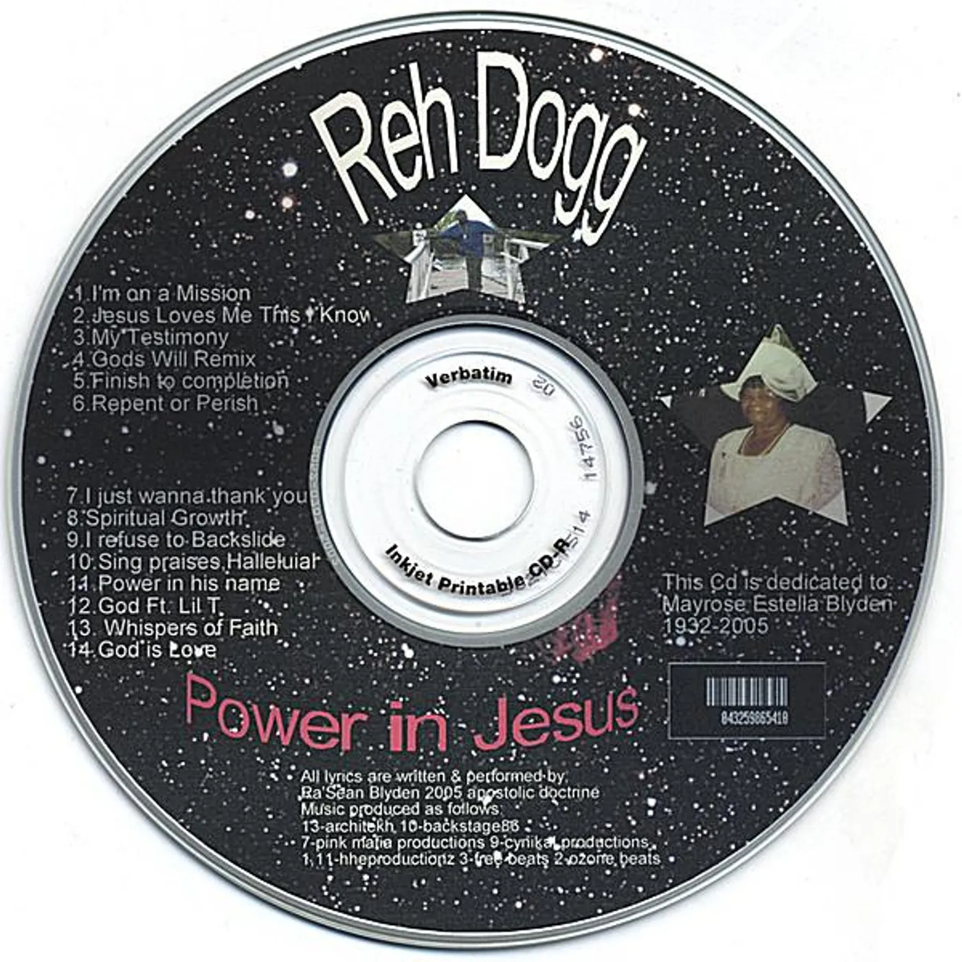 Reh Dogg POWER IN JESUS CD