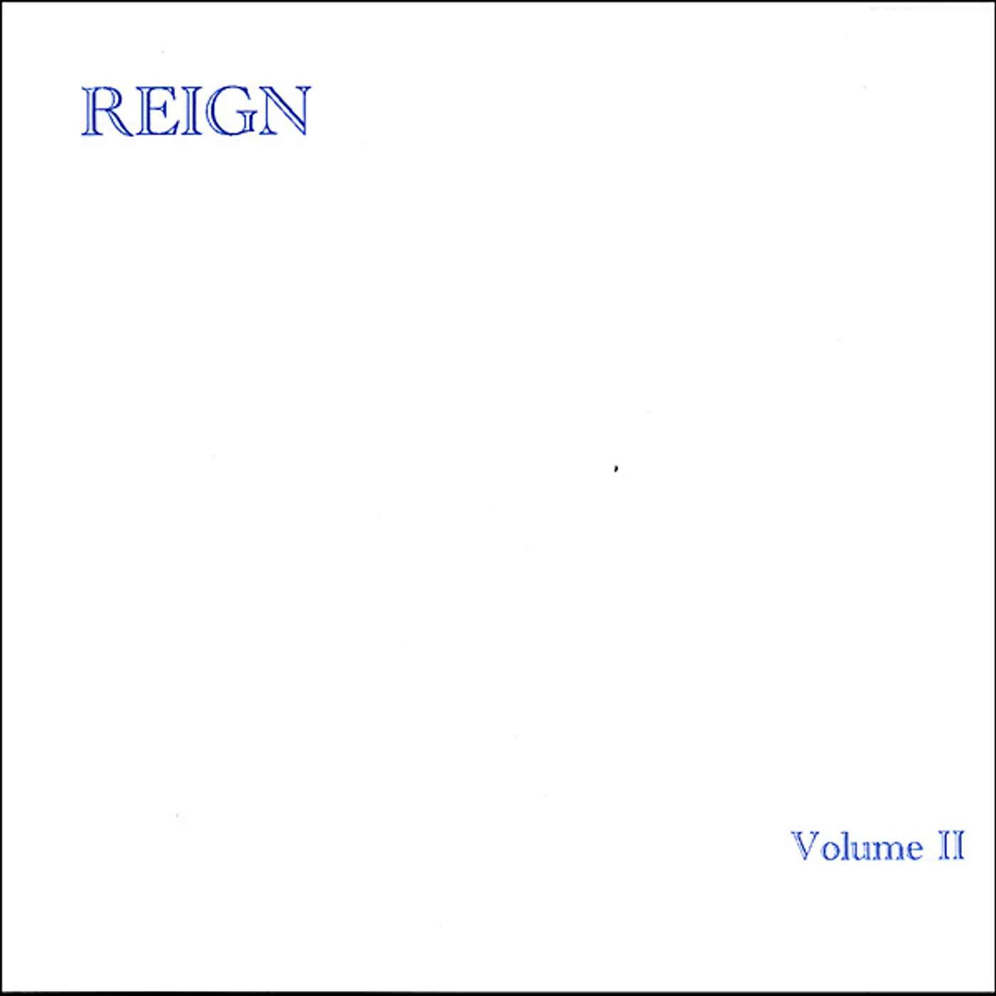 Reign VOL. 2 CD