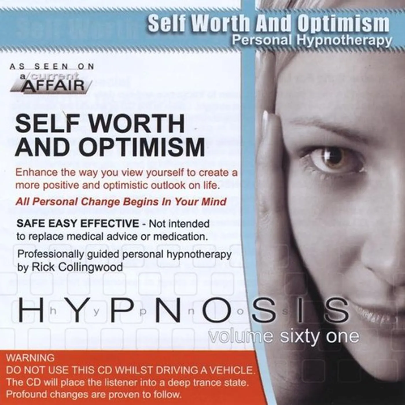 Rick Collingwood SELF WORTH & OPITMISM CD