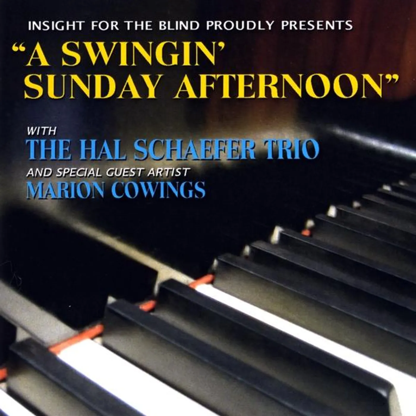 SWINGIN' SUNDAY AFTERNOON WITH THE HAL SCHAEFER TR CD