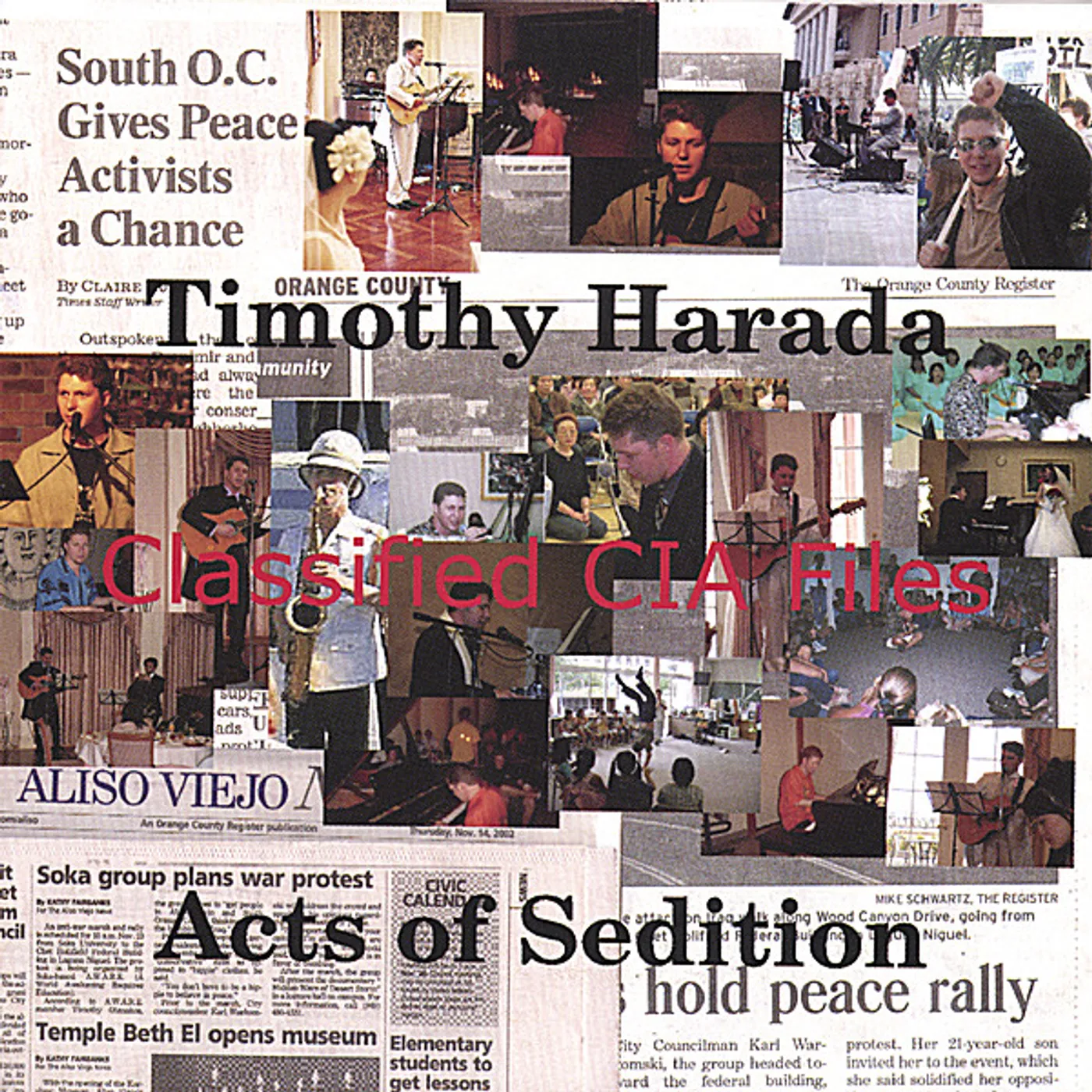 Timothy Harada ACTS OF SEDITION: CLASSIFIED CIA FILES CD
