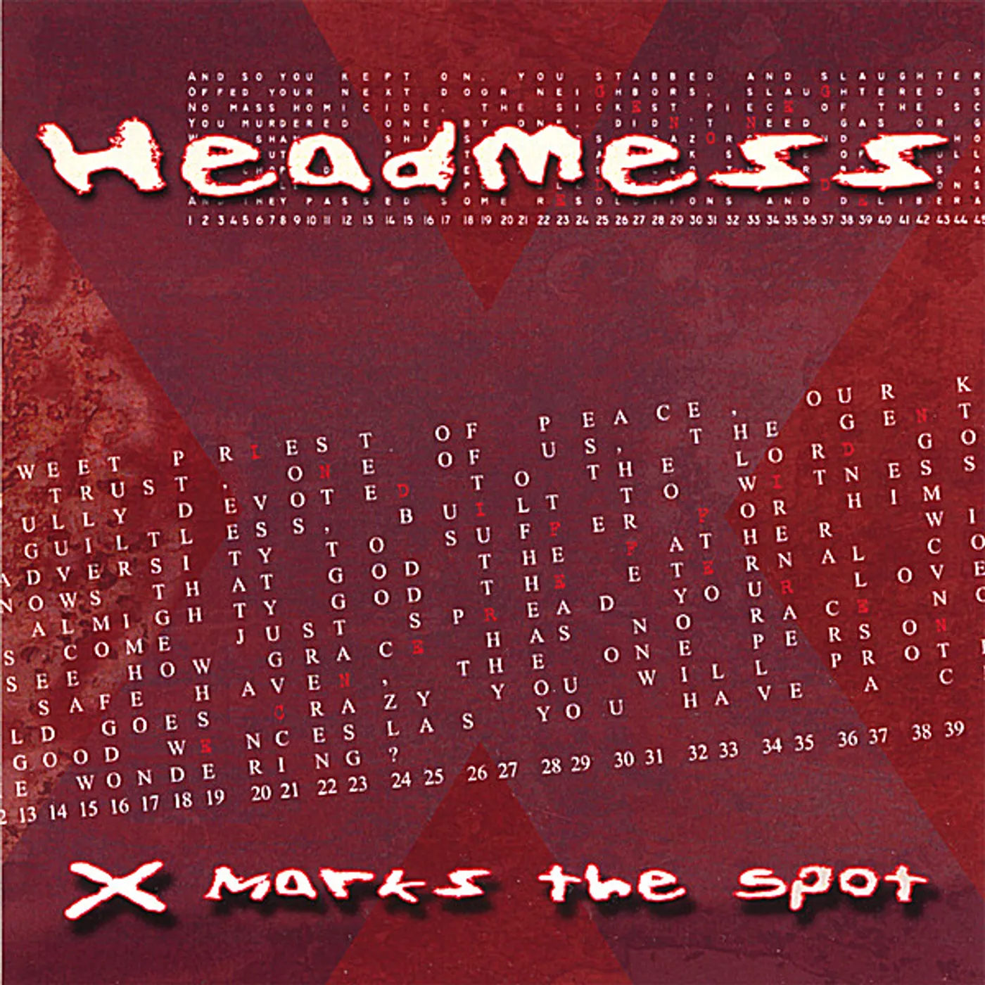 Headmess X MARKS THE SPOT CD
