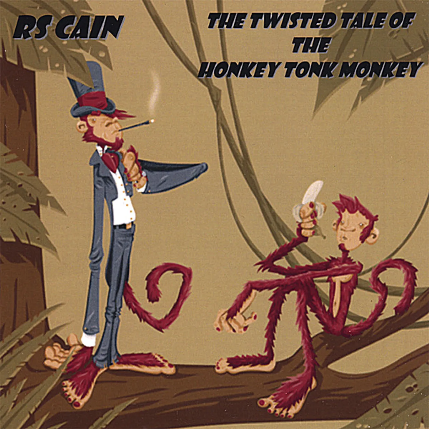 RS Cain TWISTED TALE OF THE HONKY TONK MONKEY CD