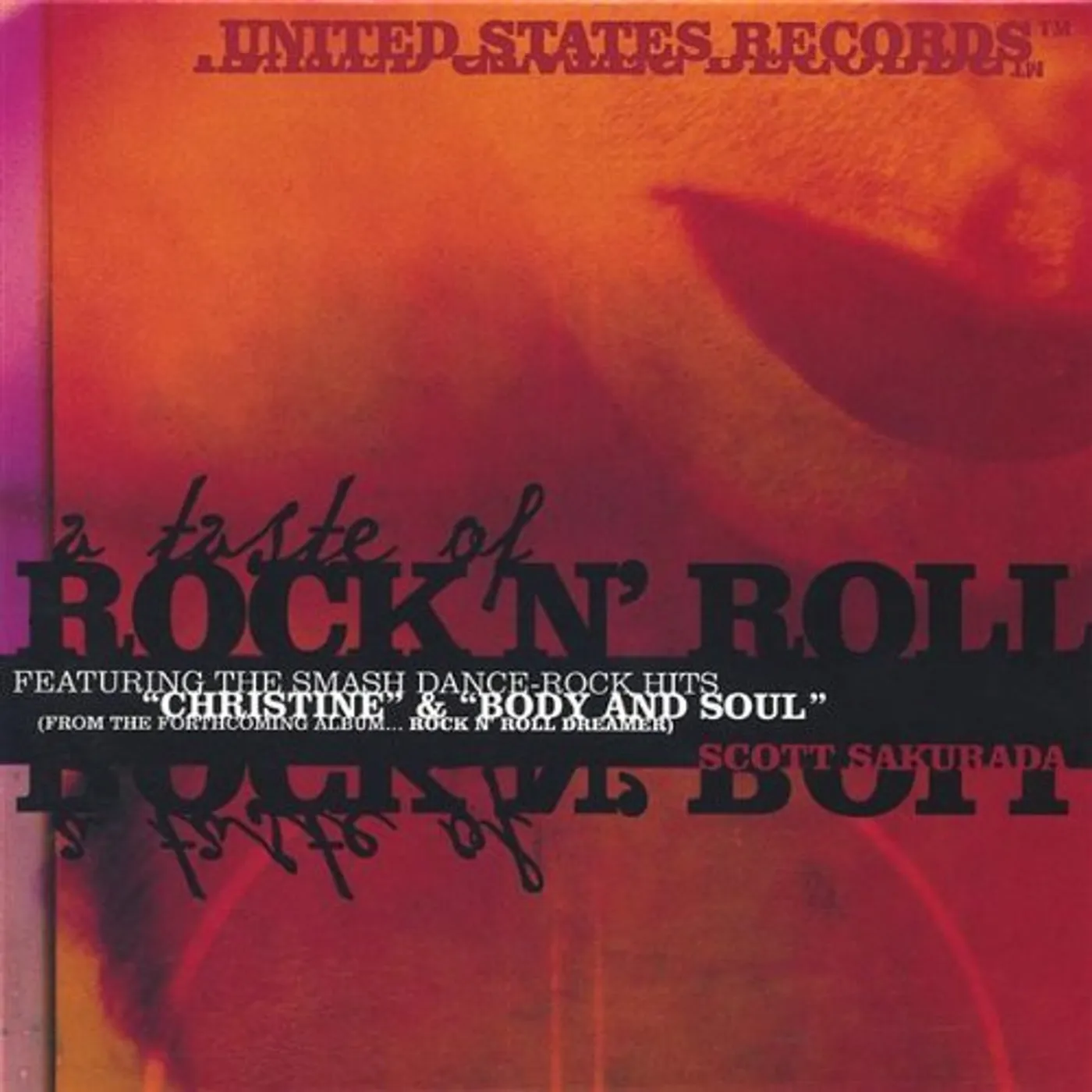 Scott Sakurada TASTE OF ROCK N' ROLL CD