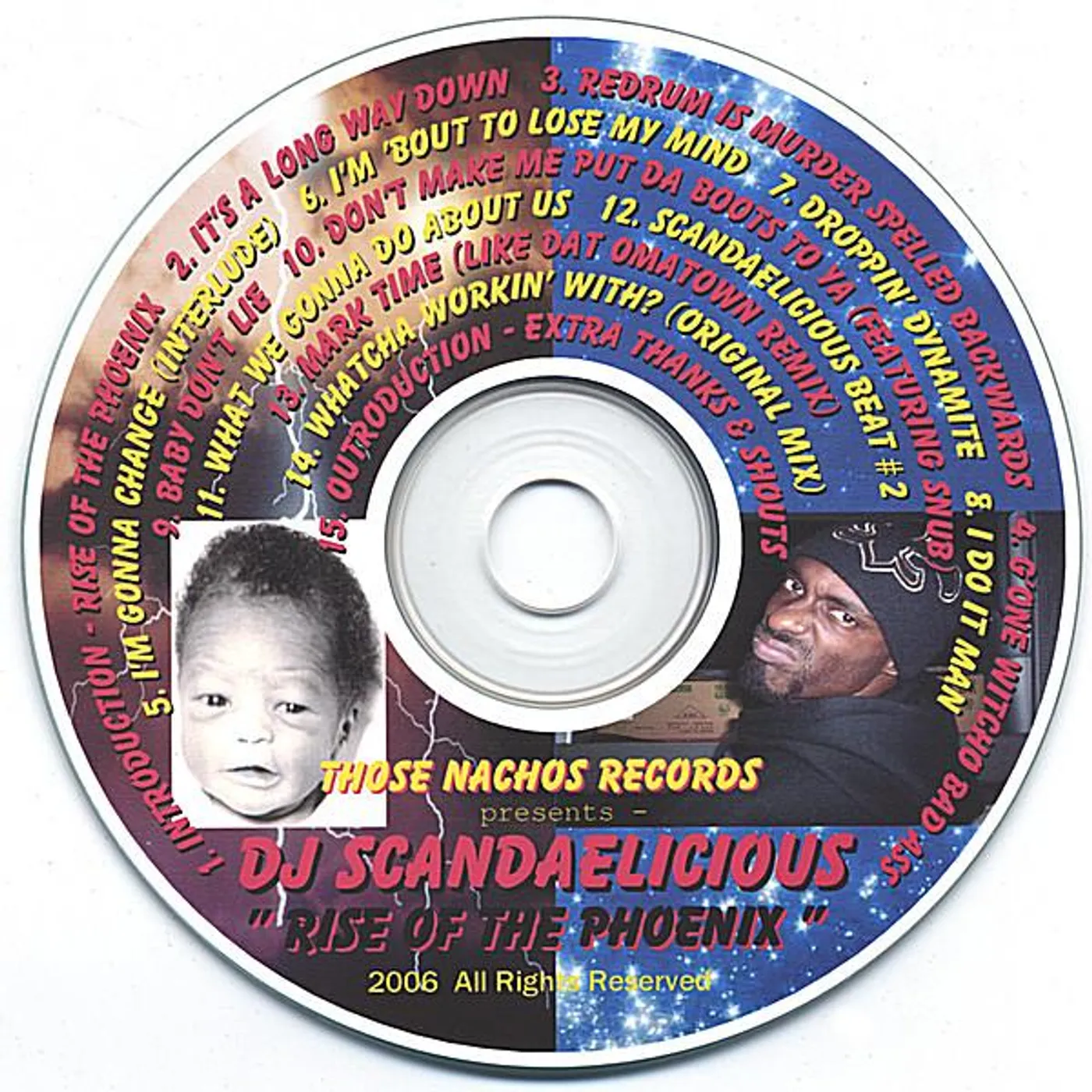 DJ Scandaelicious RISE OF THE PHOENIX CD