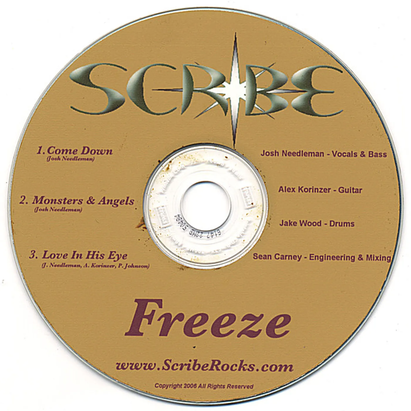 Scribe FREEZE CD