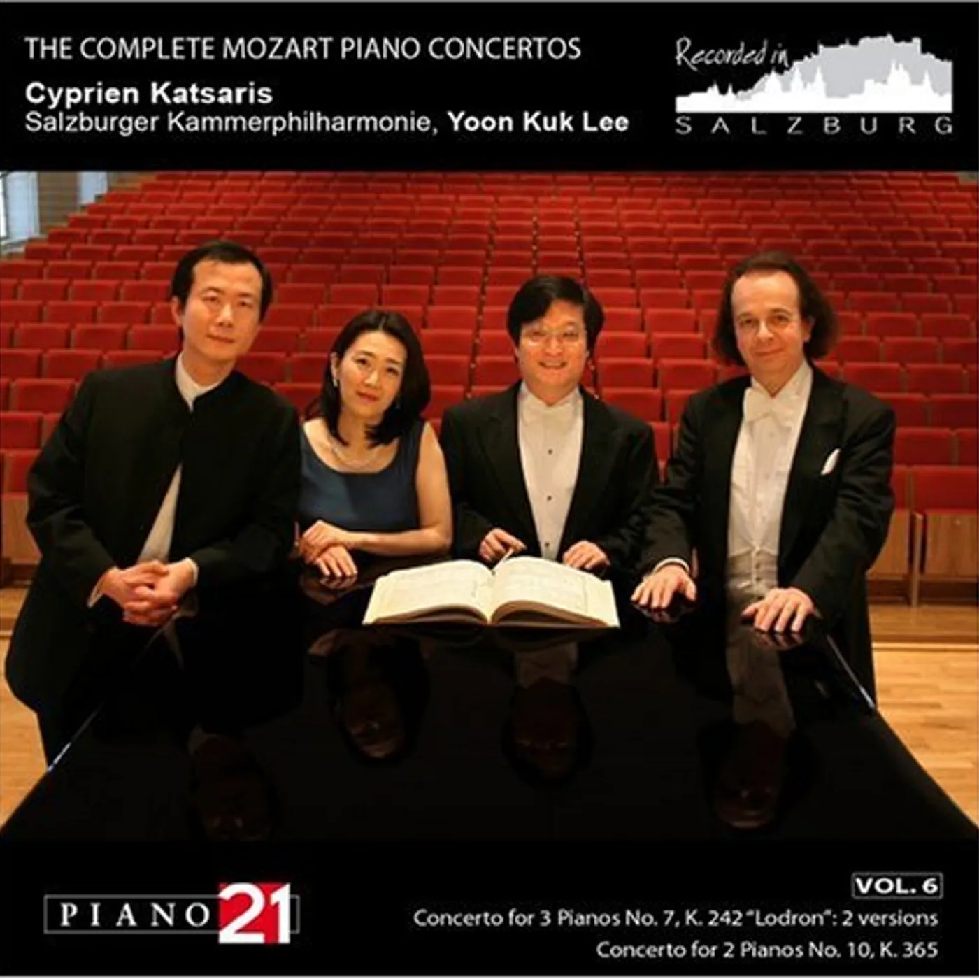 Wolfgang Amadeus Mozart CONCERTOS PIANO 6 CD