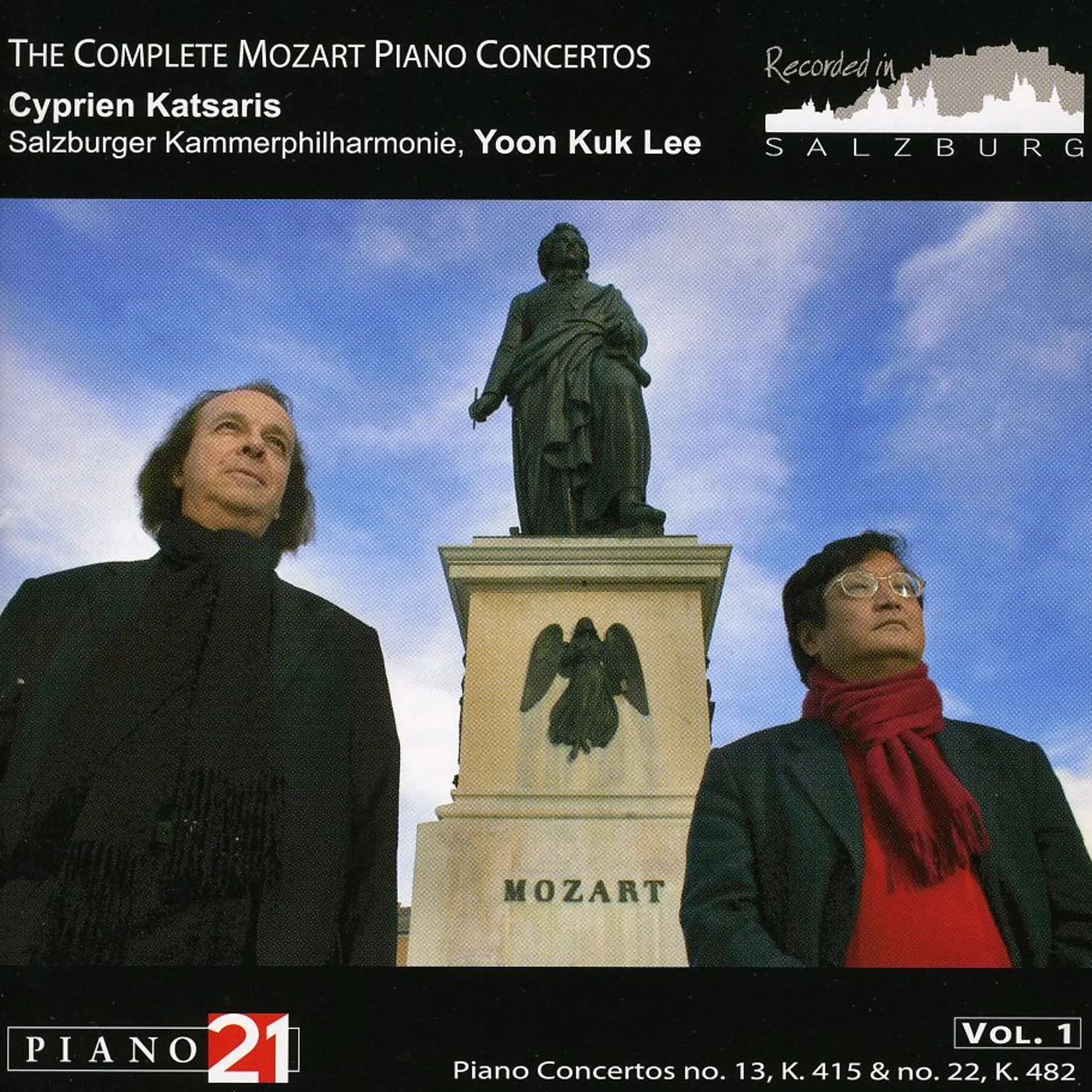 Wolfgang Amadeus Mozart CONCERTOS PIANO 1 CD