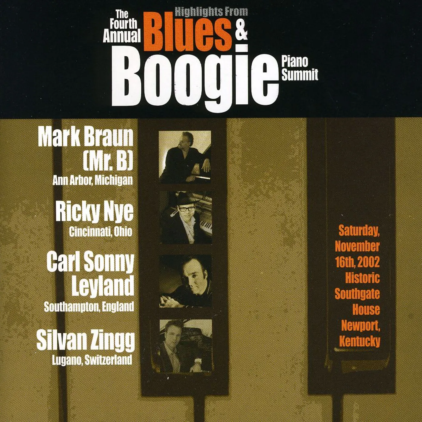 Ricky Nye HIGHLIGHTS FROM THE FOURTH ANNUAL BLUES & BOOGIE P CD