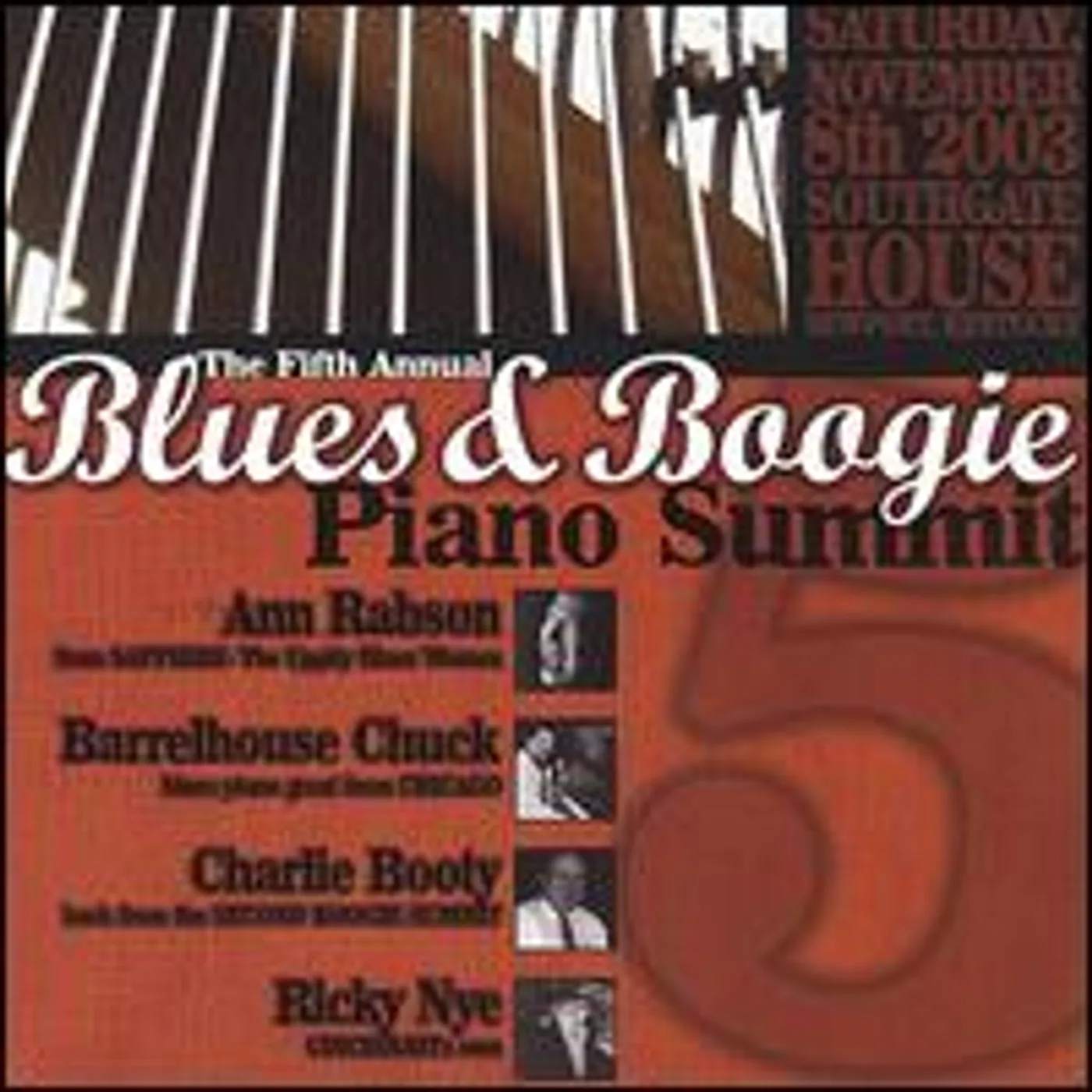Ricky Nye HIGHLIGHTS FROM THE FIFTH ANNUAL BLUES & BOOGIE PI CD
