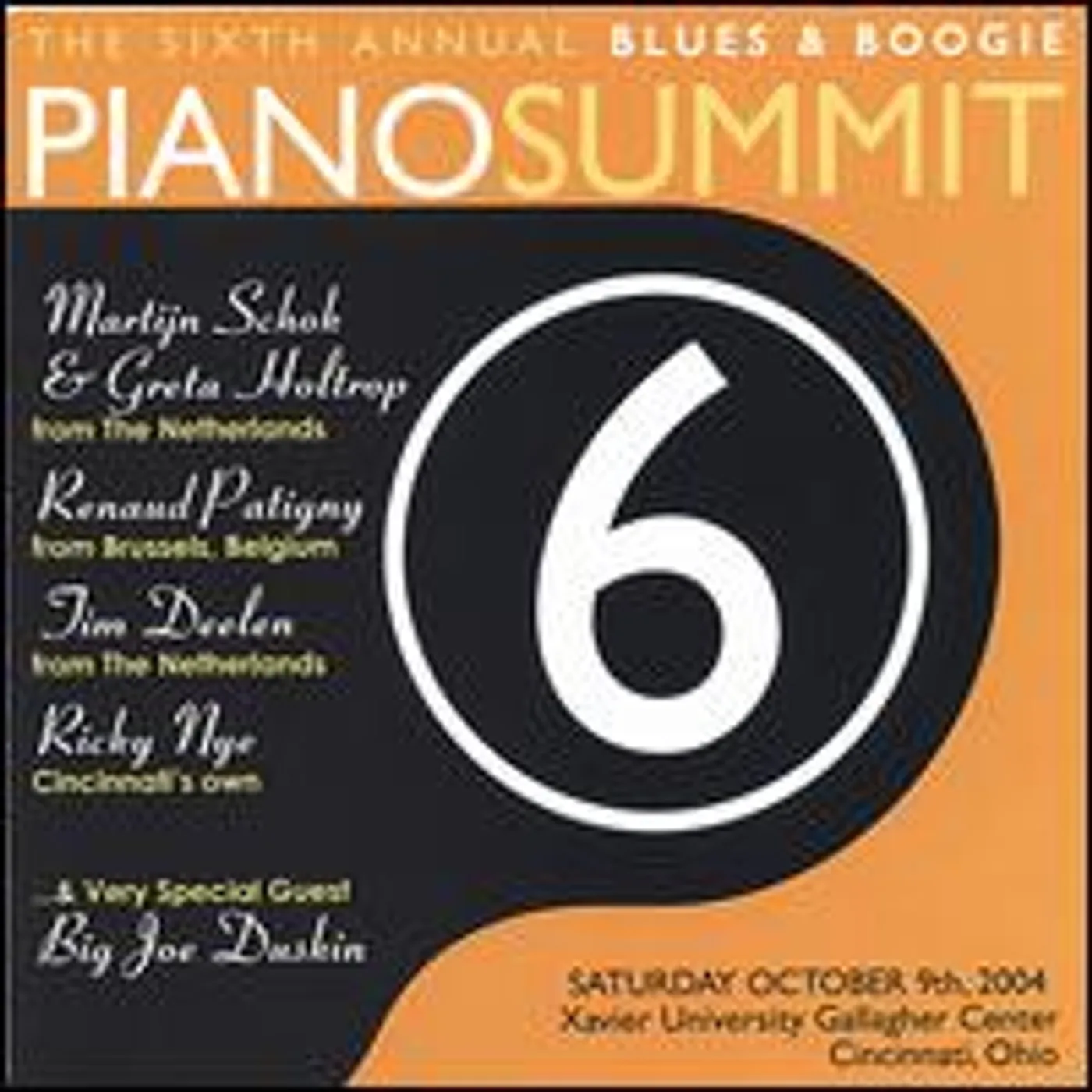 Ricky Nye HIGHLIGHTS FROM THE SIXTH ANNUAL BLUES & BOOGIE PI CD