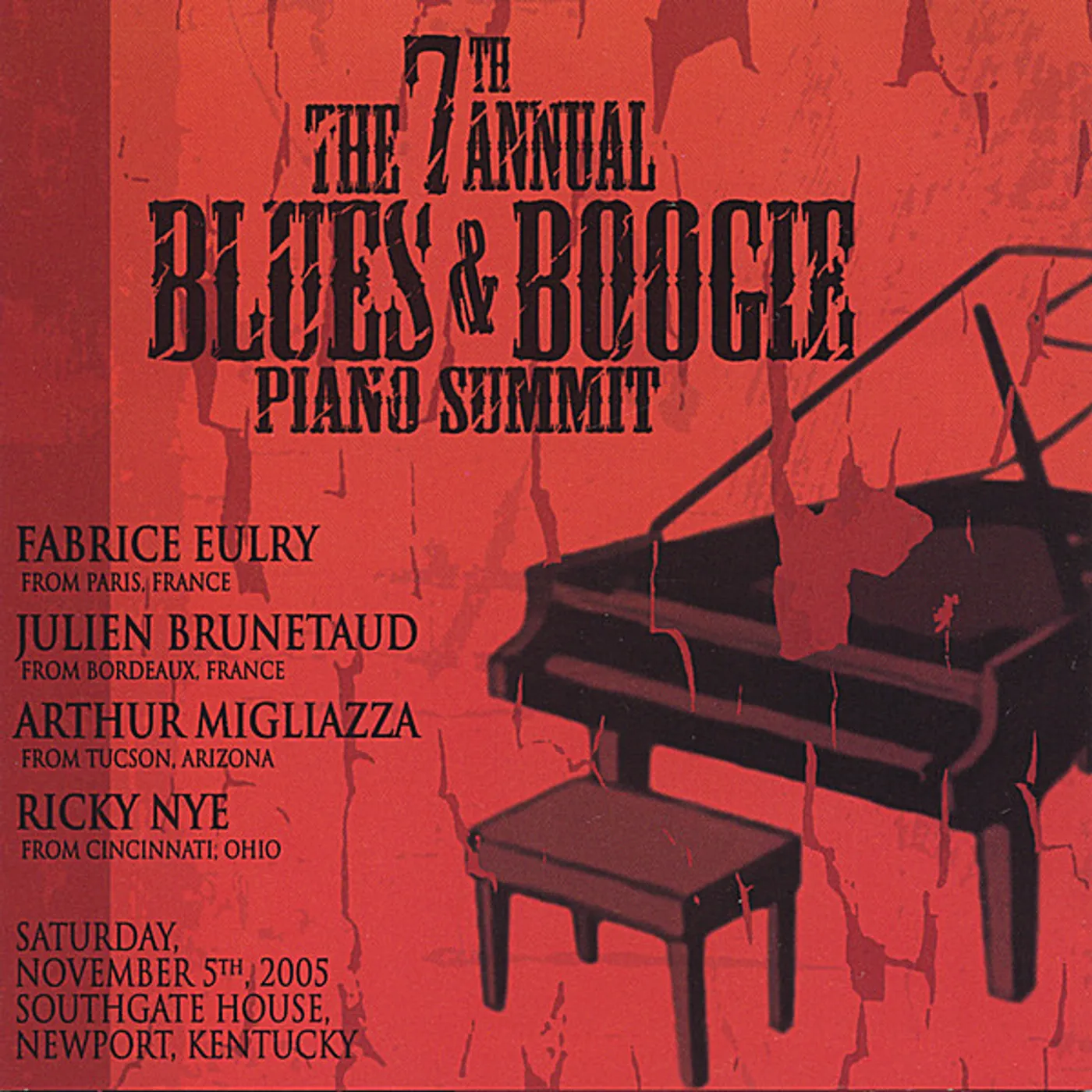 Ricky Nye HIGHLIGHTS FROM THE SEVENTH ANNUAL BLUES & BOOGIE CD