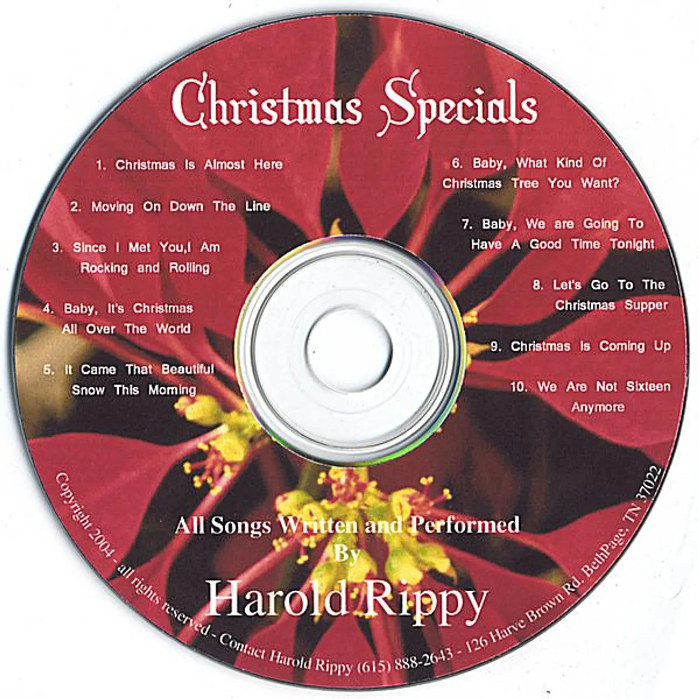Harold Rippy CHRISTMAS SPECIALS CD