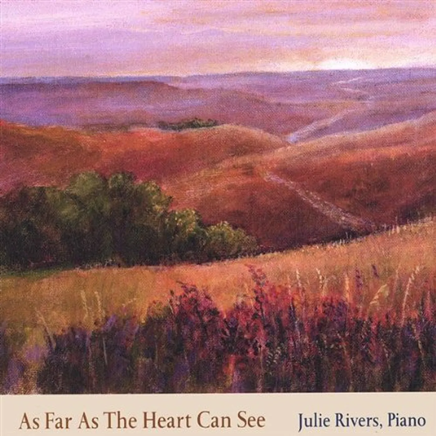Julie Rivers AS FAR AS THE HEART CAN SEE CD