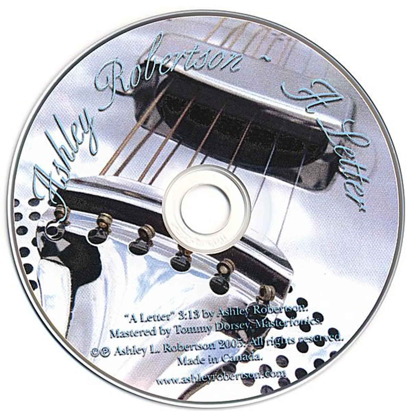 Ashley Robertson LETTER CD
