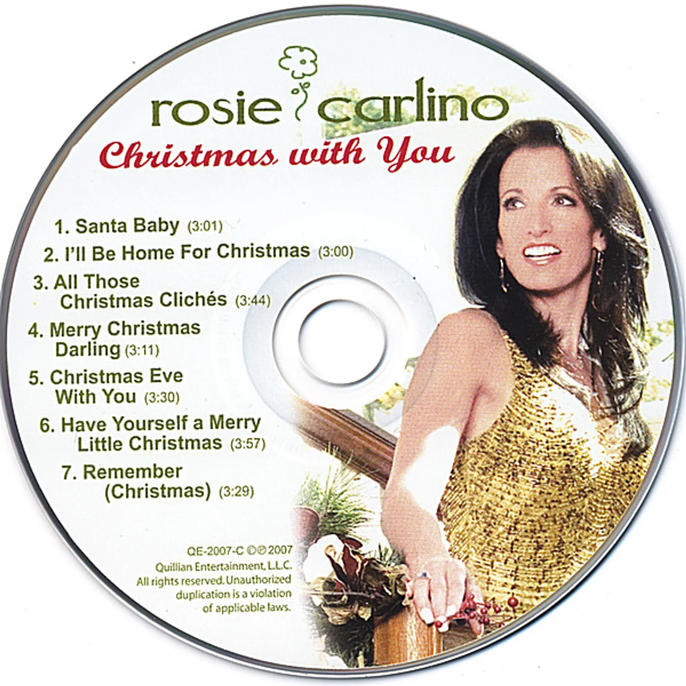 Rosie Carlino CHRISTMAS WITH YOU CD