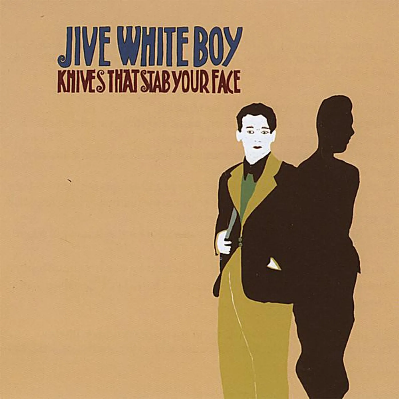 Jive White Boy KNIVES THAT STAB YOUR FACE CD