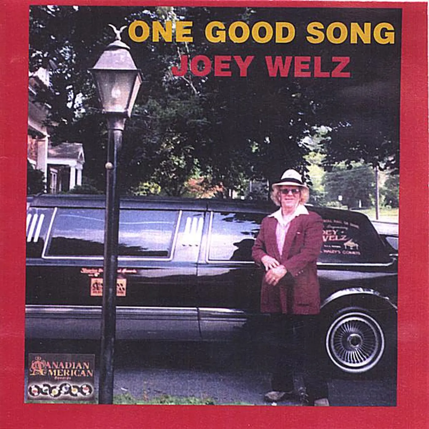 Joey Welz ONE GOOD SONG CD