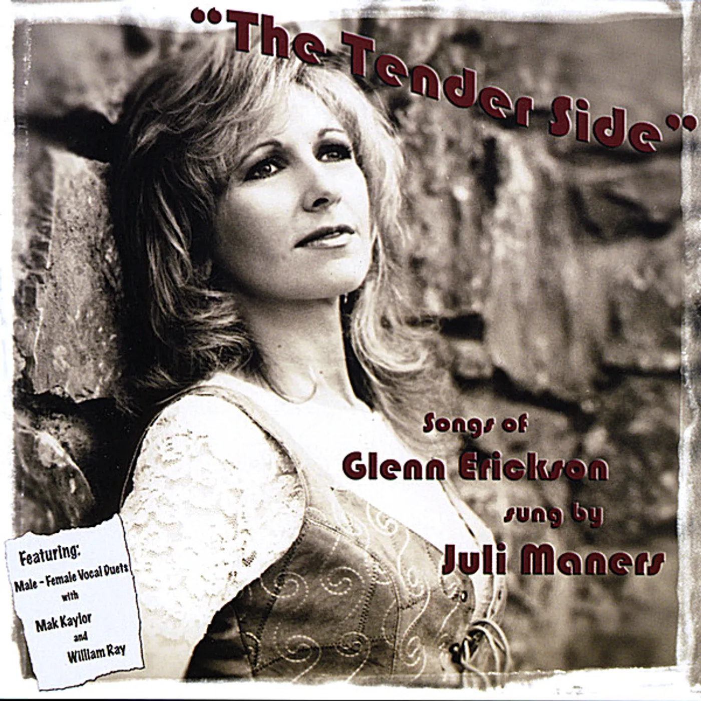 Juli Maners TENDER SIDESONGS OF GLENN ERICKSON CD