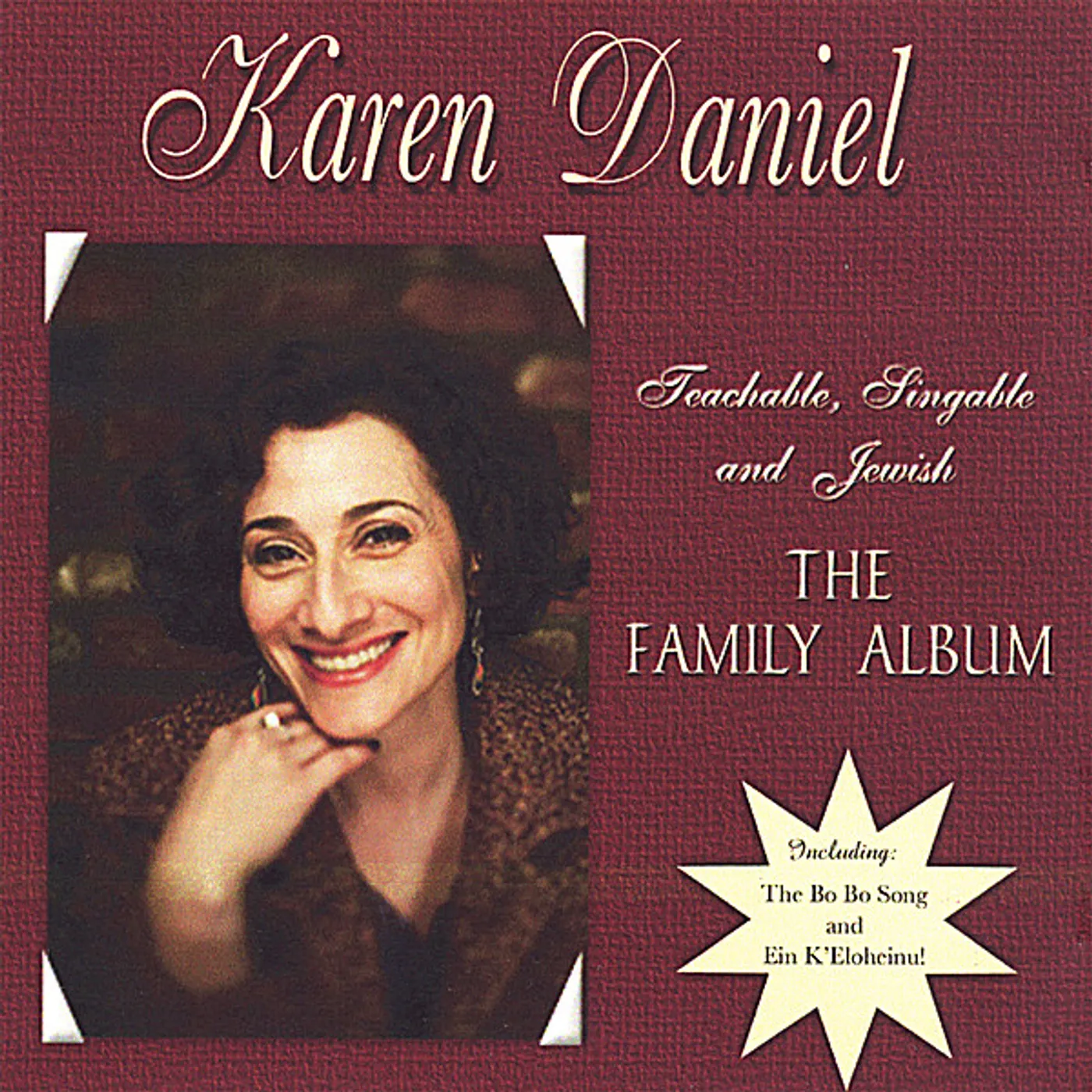 Karen Daniel TEACHABLE SINGABLE & JEWISH: FAMILY ALBUM CD