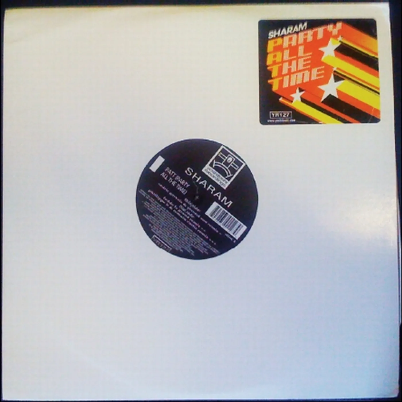 Sharam PATT (PARTY ALL THE TIME) REMIXES Vinyl Record