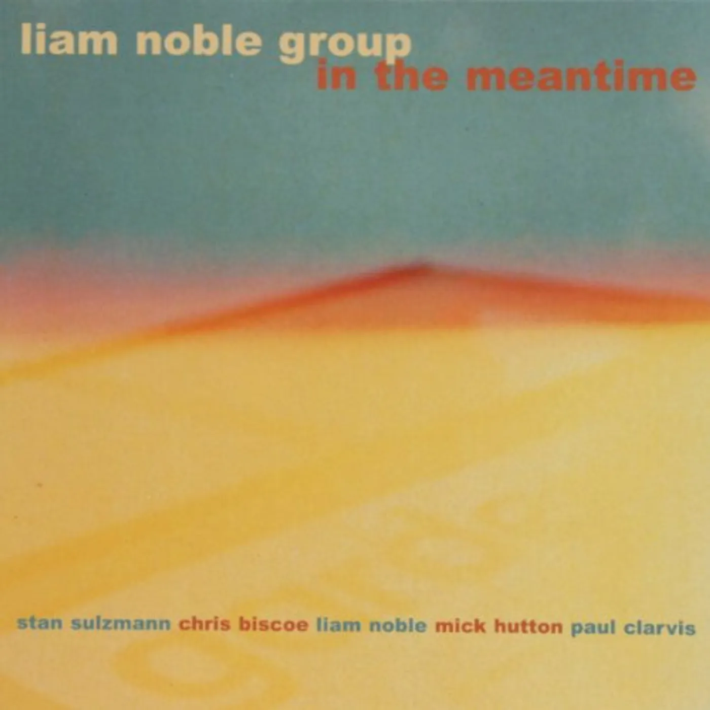 Liam Noble IN THE MEANTIME CD