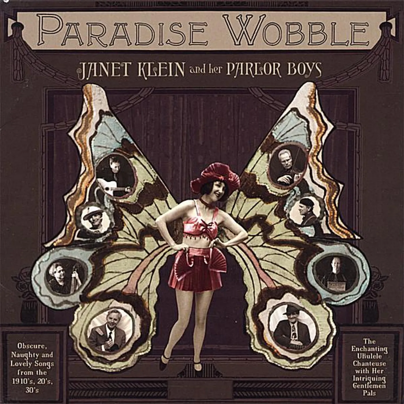 Janet Klein & Her Parlor Boys PARADISE WOBBLE CD