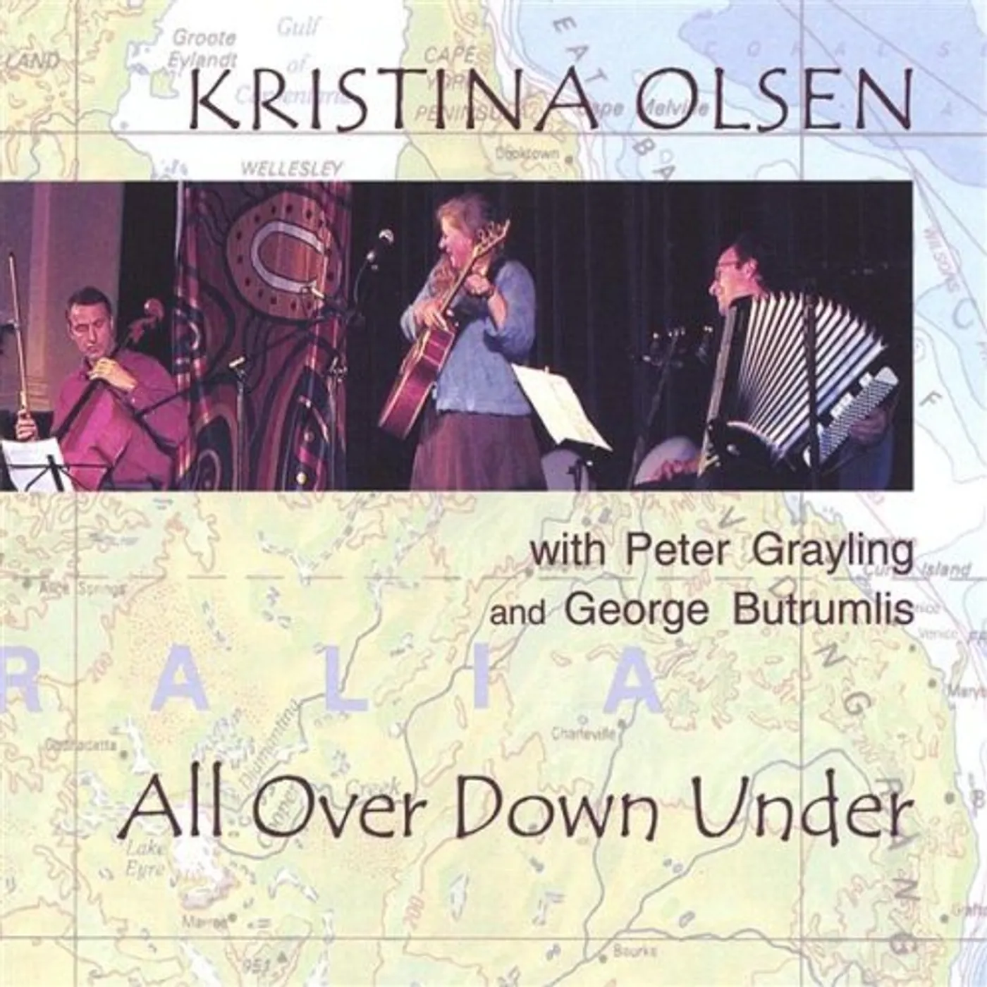 Kristina Olsen ALL OVER DOWN UNDER CD