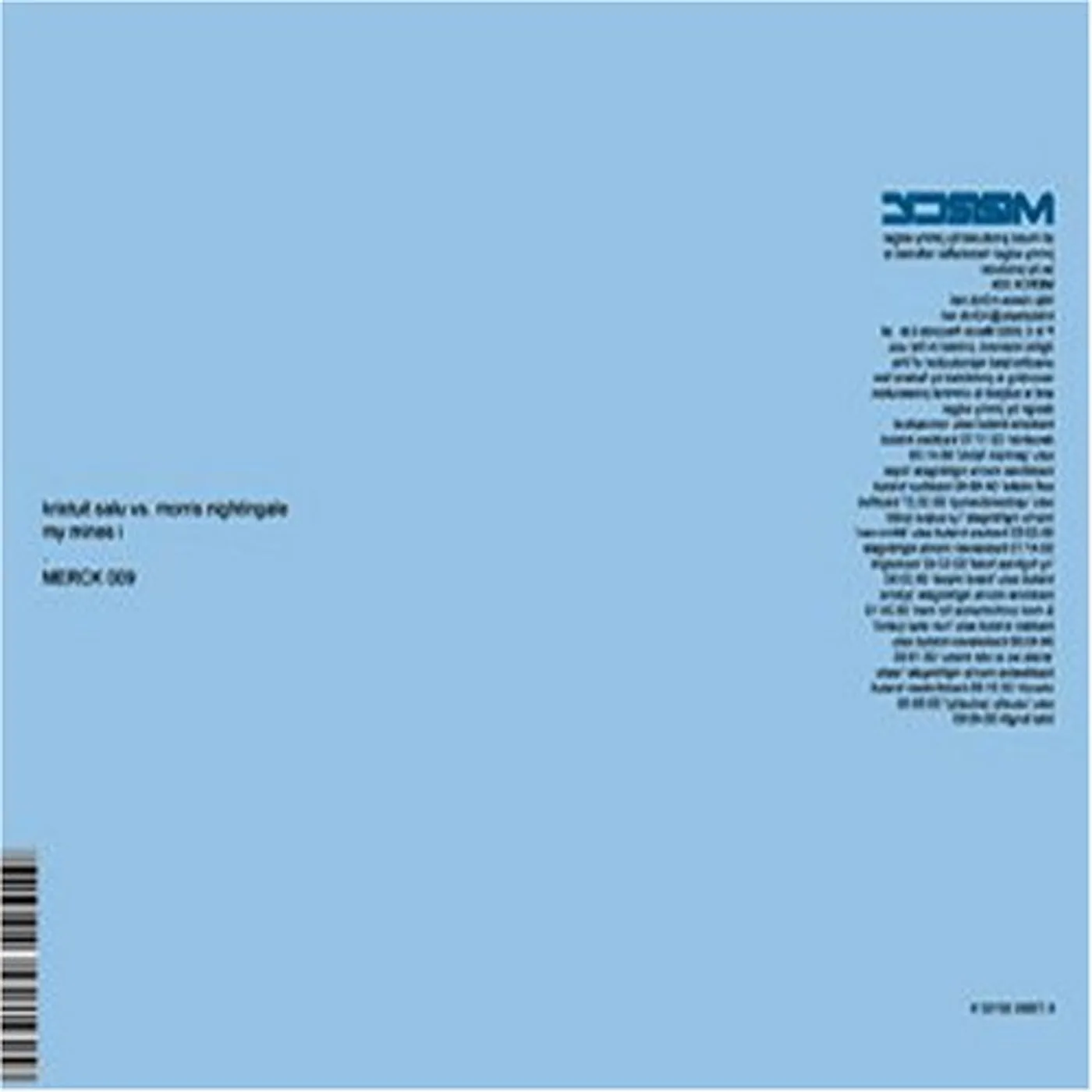 Kristuit Salu Vs. Morris Nightingale MY MINES I CD