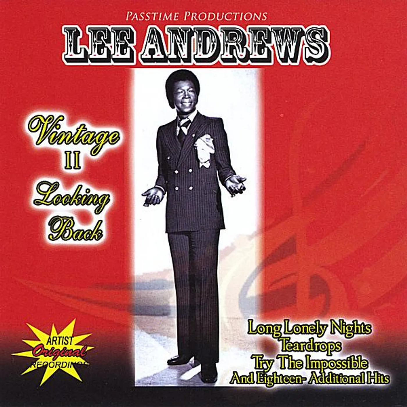 Lee Andrews LOOKING BACK VINTAGE 2 CD