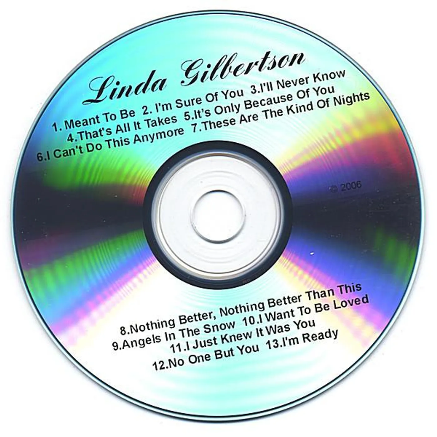 Linda Gilbertson MEANT TO BE CD