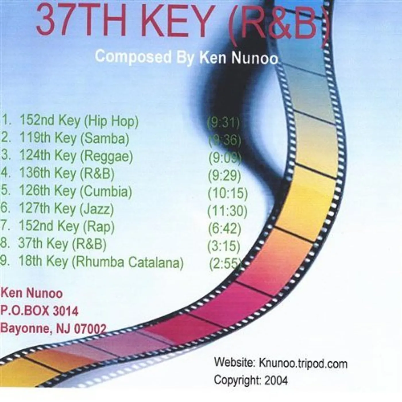 Ken Nunoo 37TH KEY R&B CD
