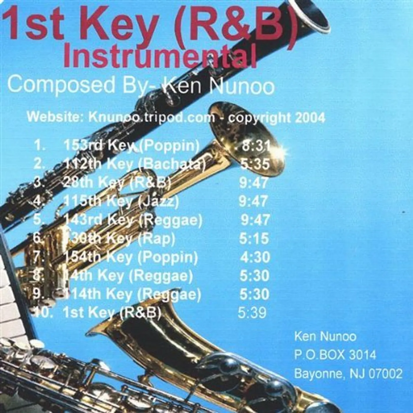 Ken Nunoo 1ST KEY R&B CD