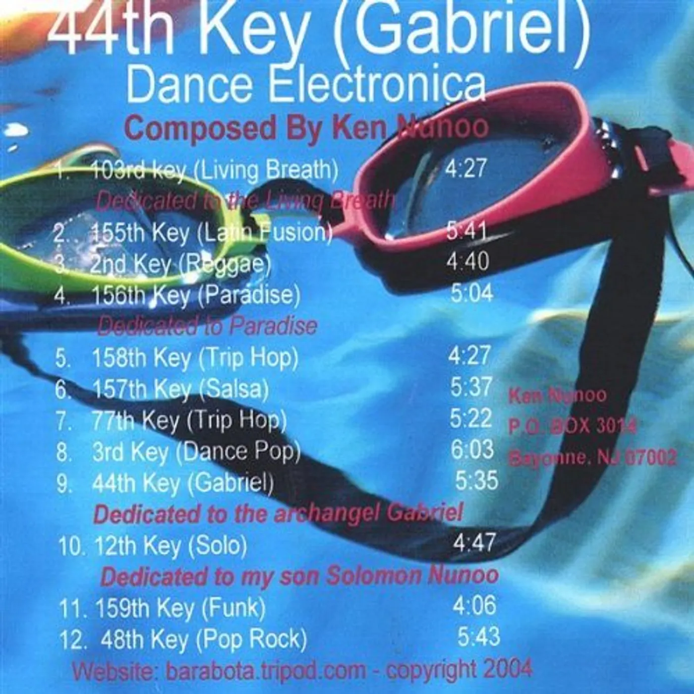 Ken Nunoo 44TH KEY GABRIEL CD