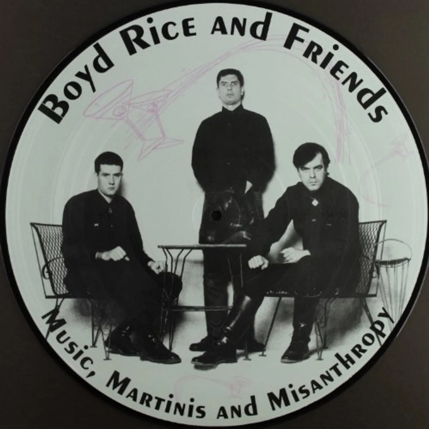 Boyd Rice and Friends MUSIC MARTINIS & MISANTHROPY PIC Vinyl Record