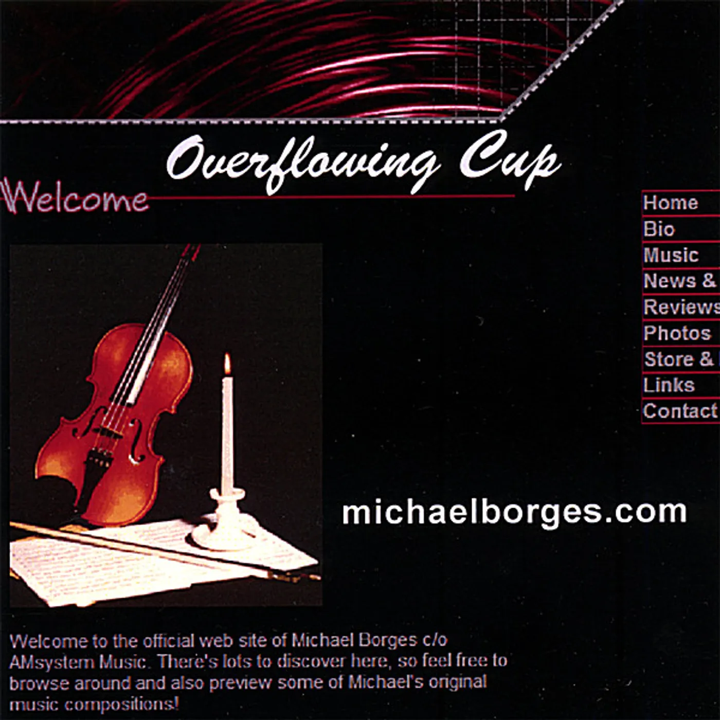 Michael Borges OVERFLOWING CUP CD