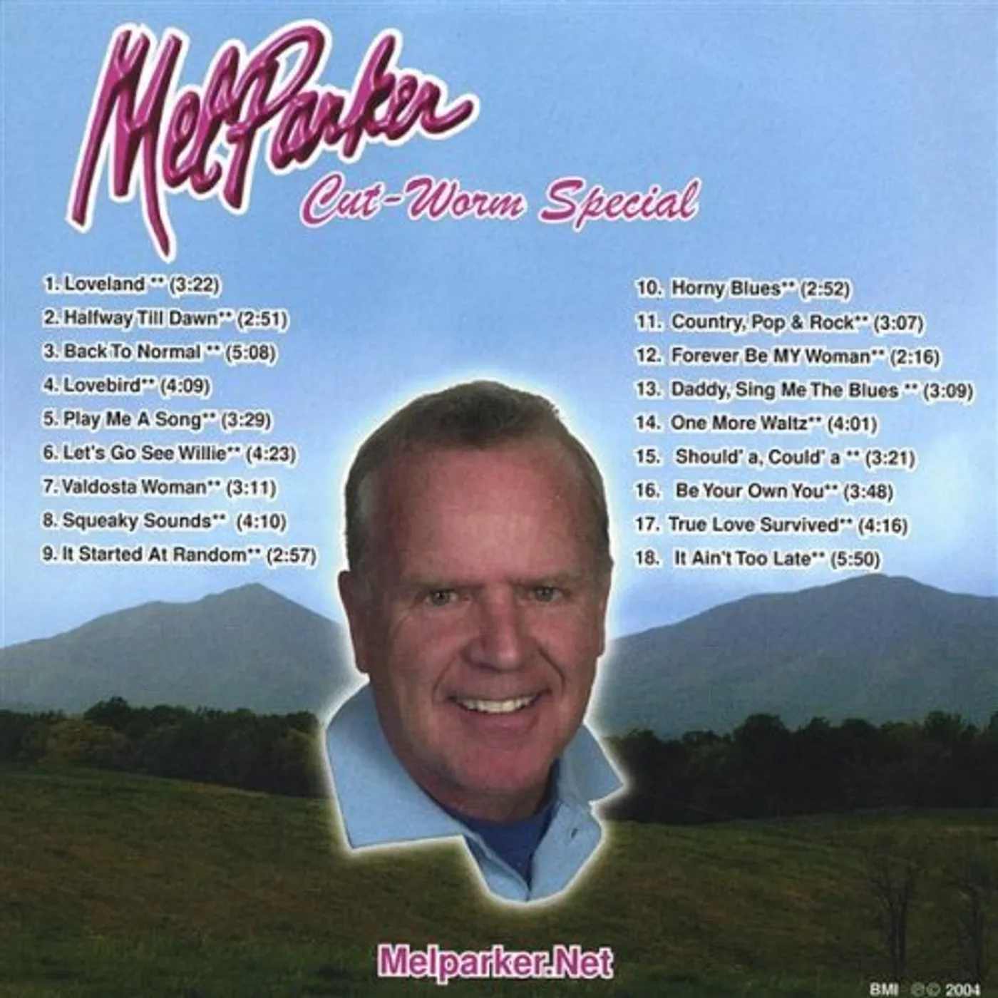 MEL PARKER CUT-WORM SPECIAL CD