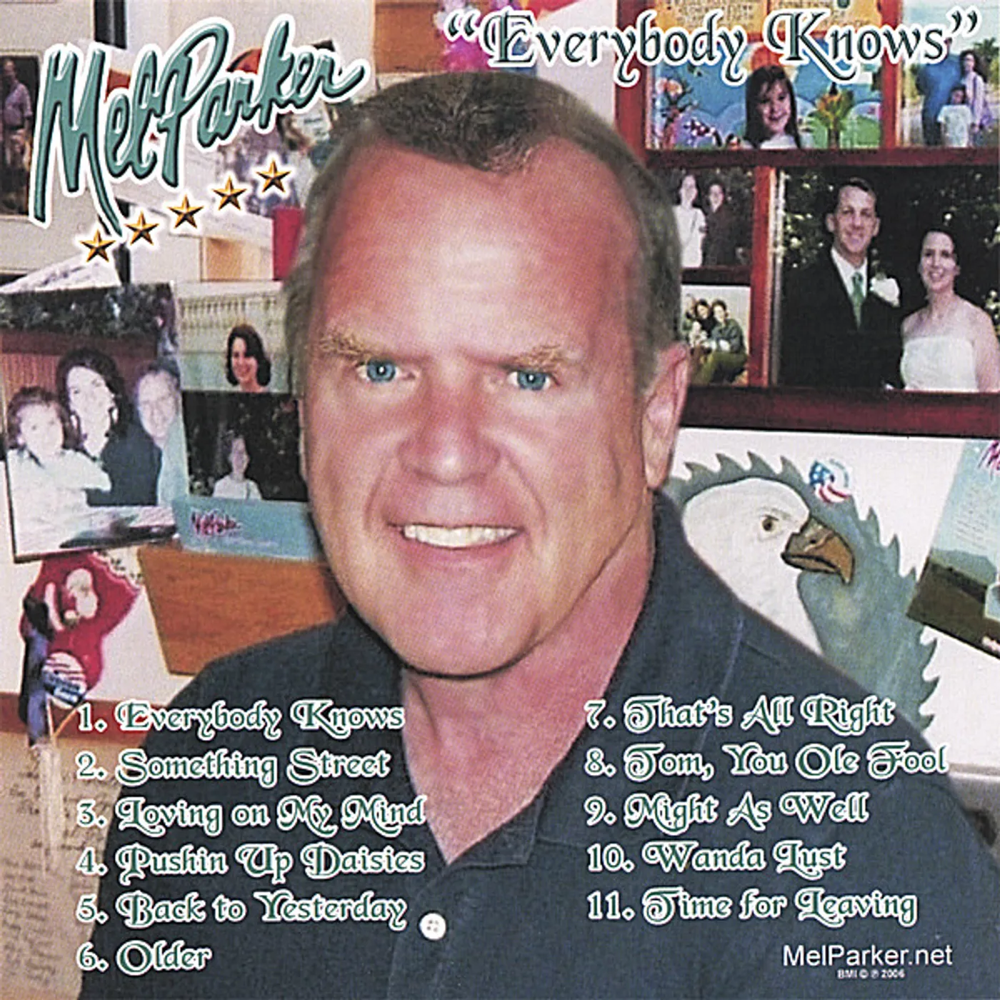 Mel Parker EVERYBODY KNOWS CD