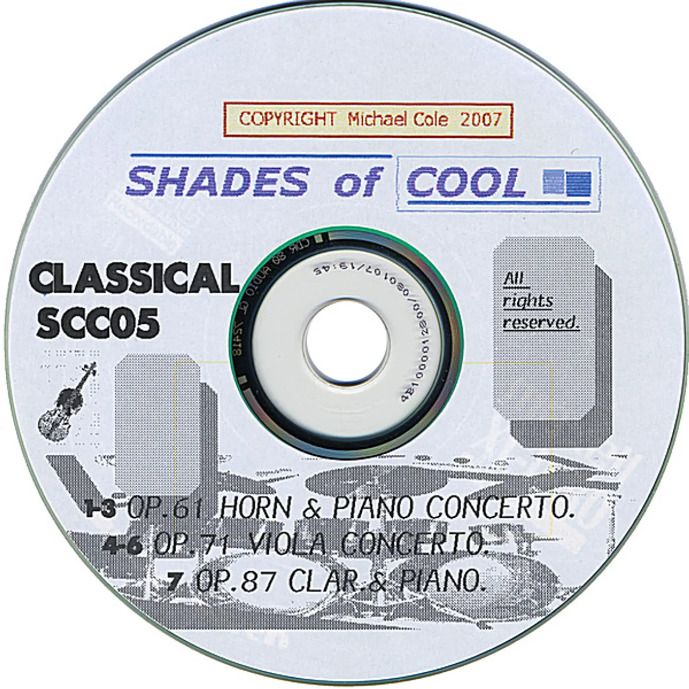 Michael Cole SCC05 CD