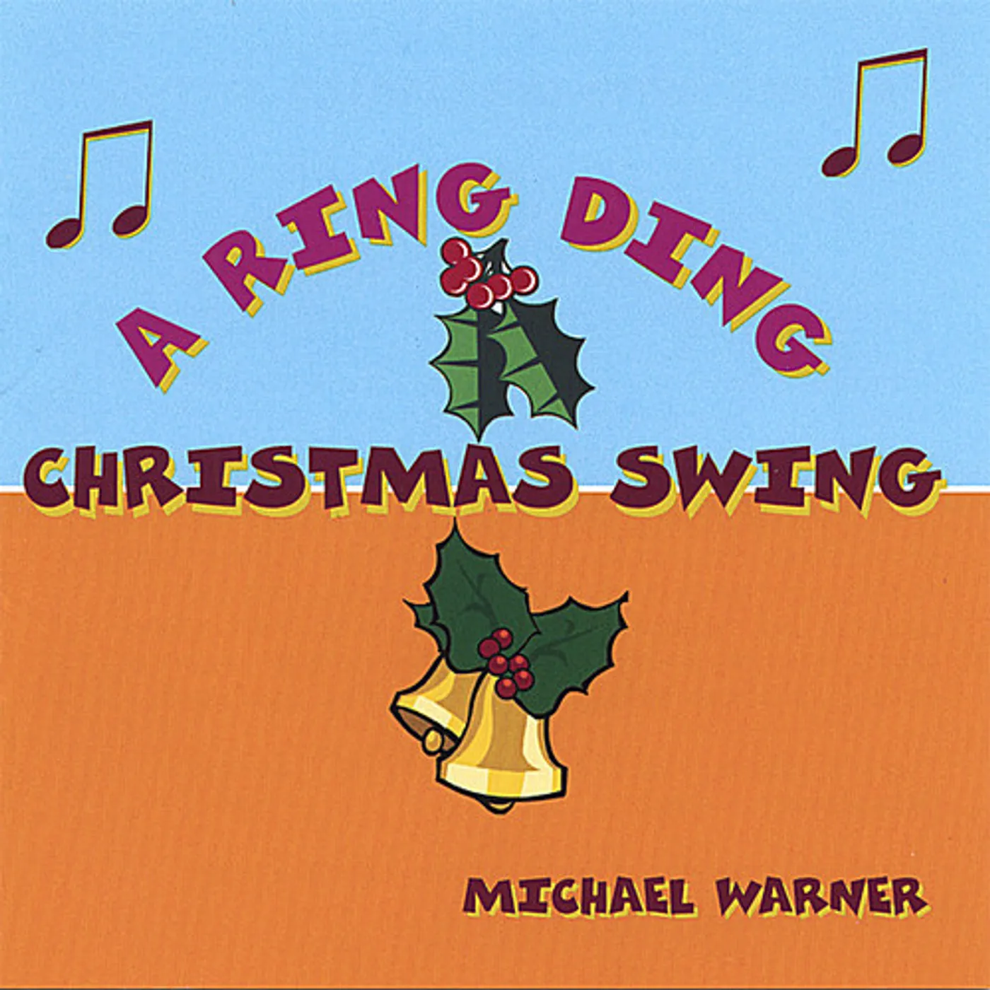 Michael Warner RING DING CHRISTMAS SWING CD