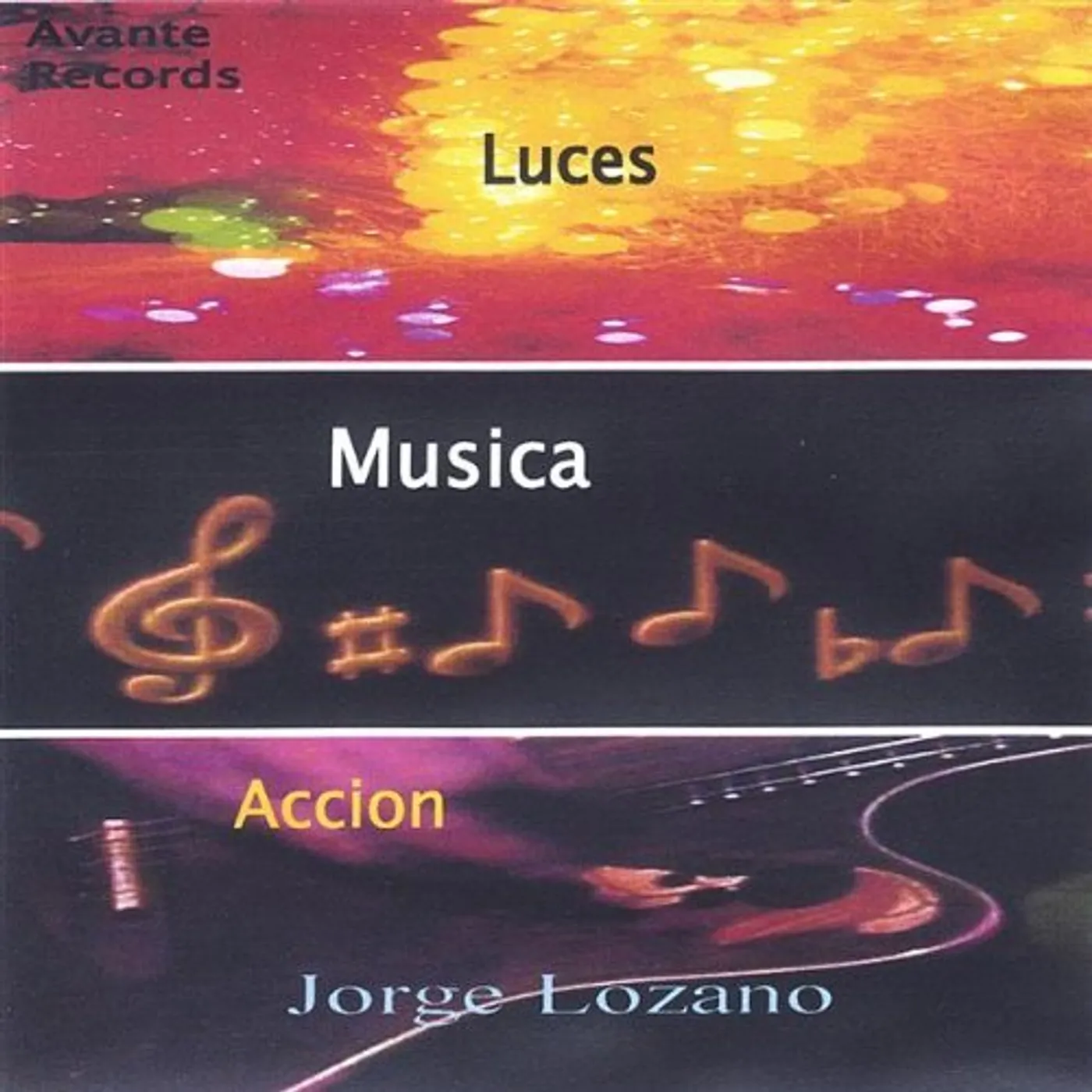 Jorge Lozano LUCES MUSICA ACCION CD