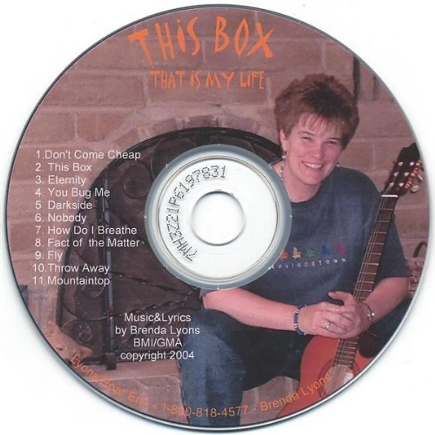 Brenda Lyons THIS BOX THAT IS MY LIFE CD