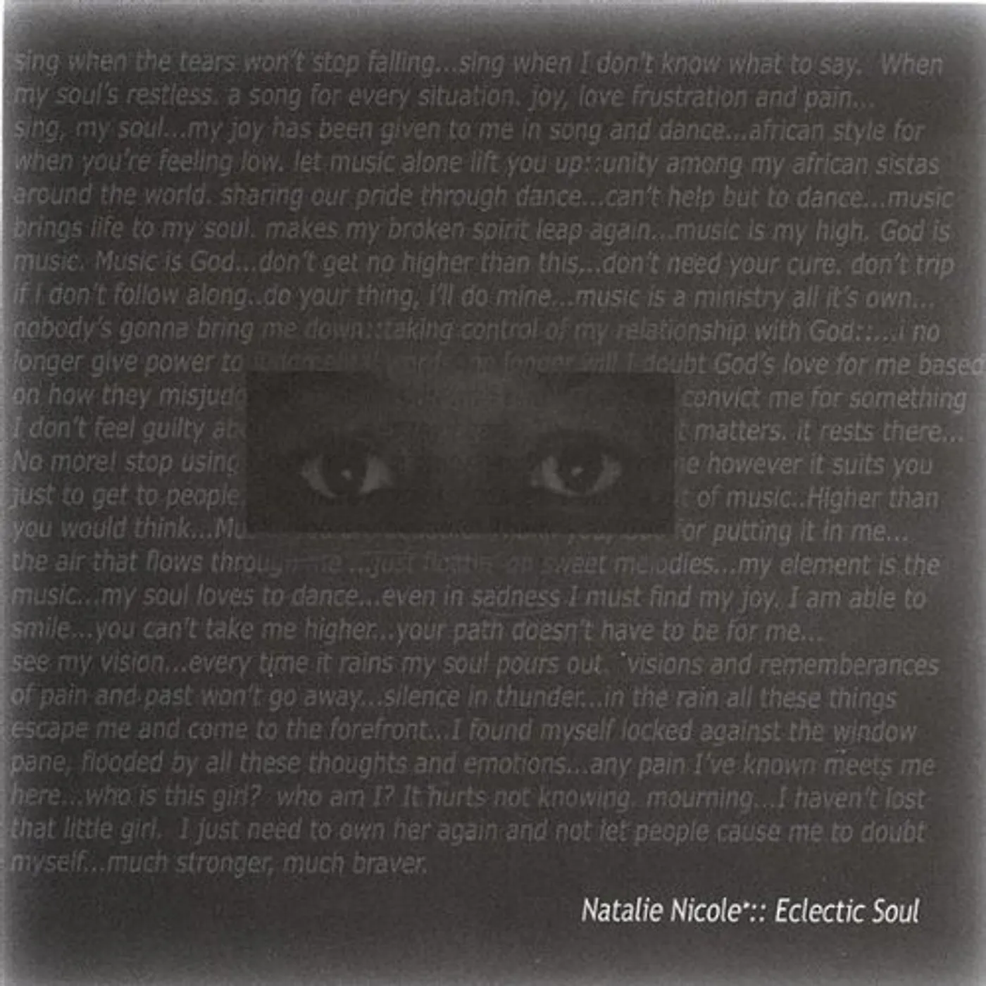 Natalie Nicole ECLECTIC SOUL CD