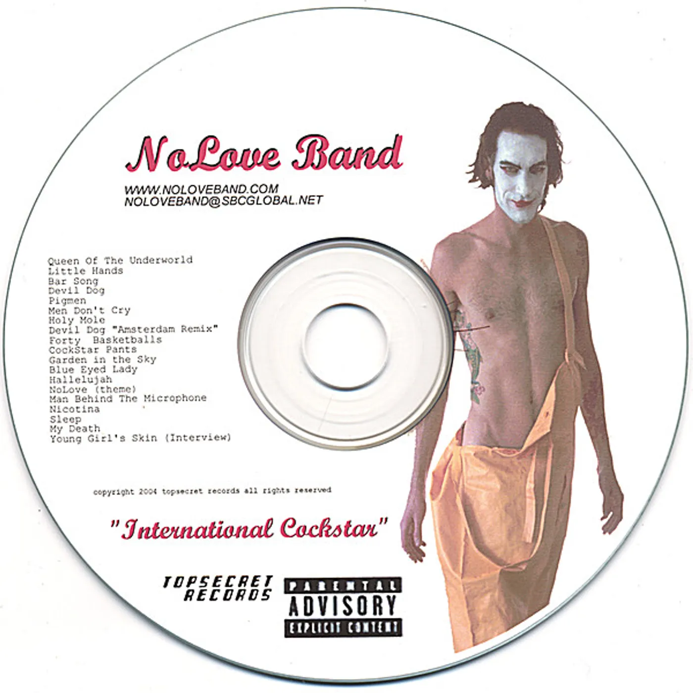 NoLove Band INTERNATIONAL COCKSTAR CD