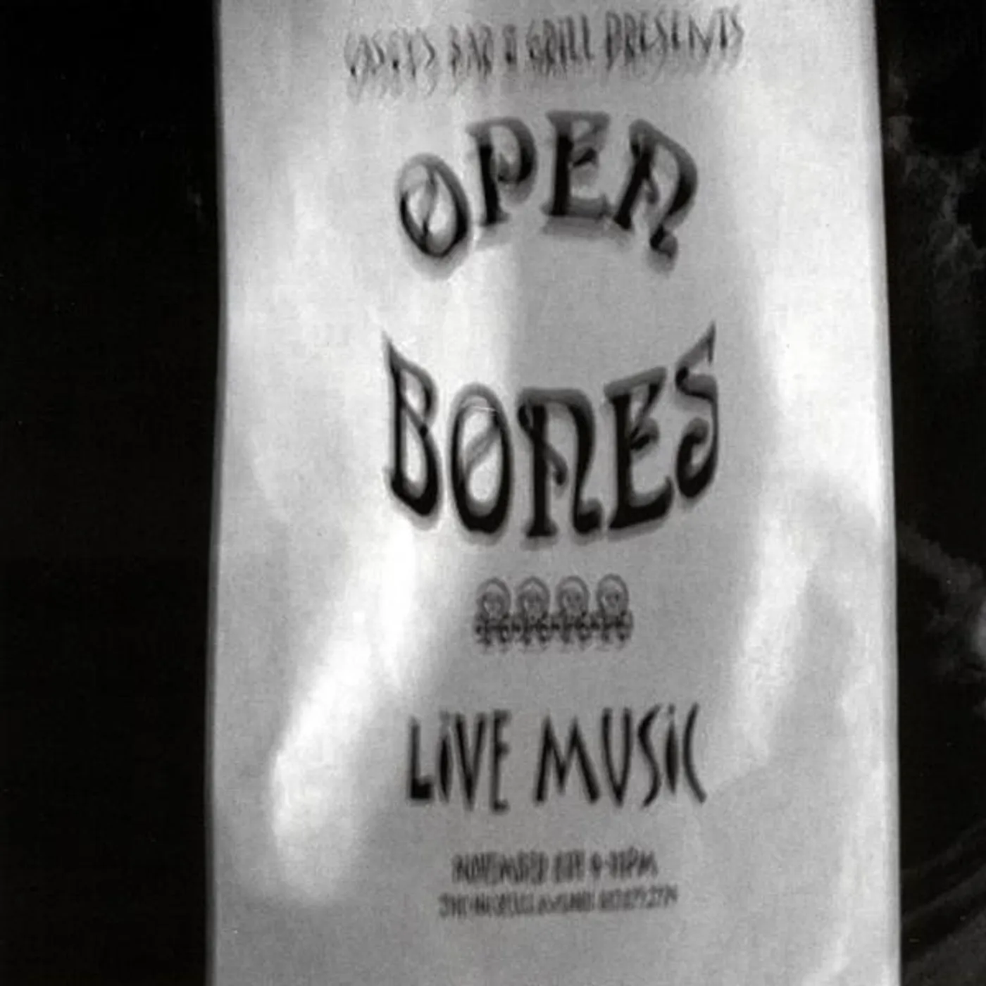 Open Bones LIVE MUSIC CD