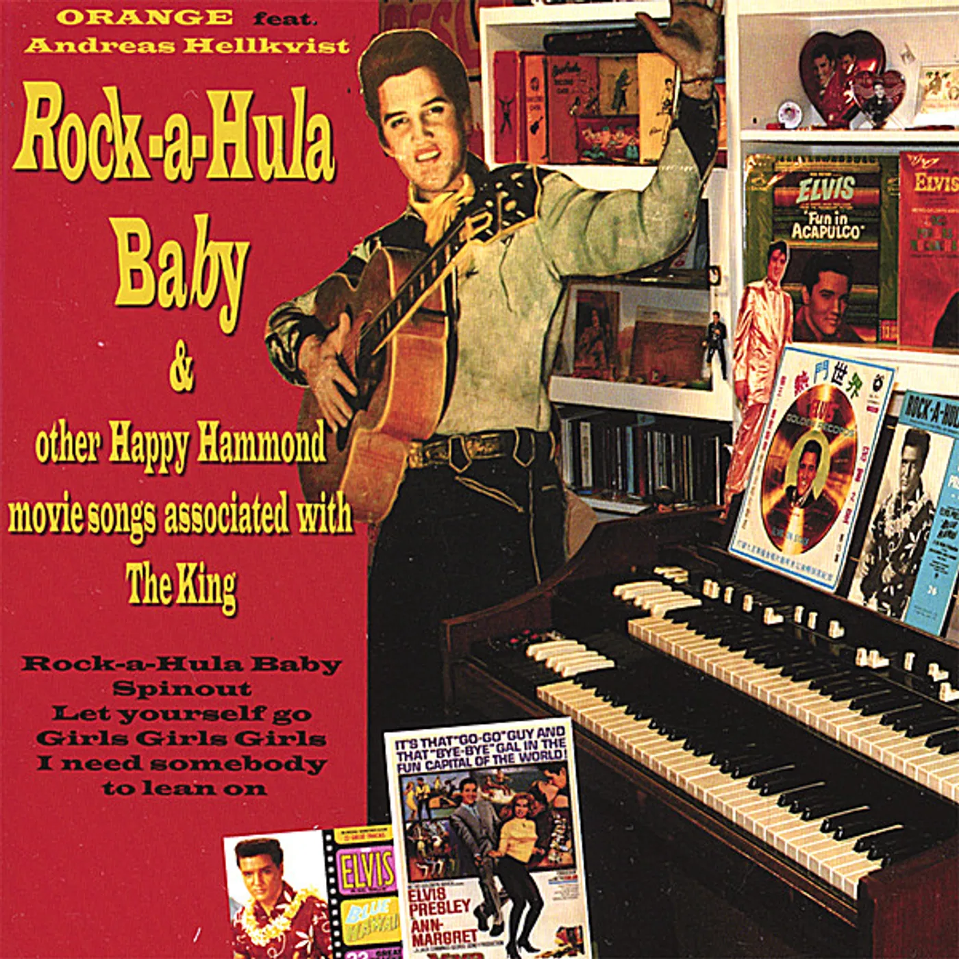 Orange ROCK-A-HULA BABY & OTHER HAPPY HAMMOND MOVIE SONGS CD
