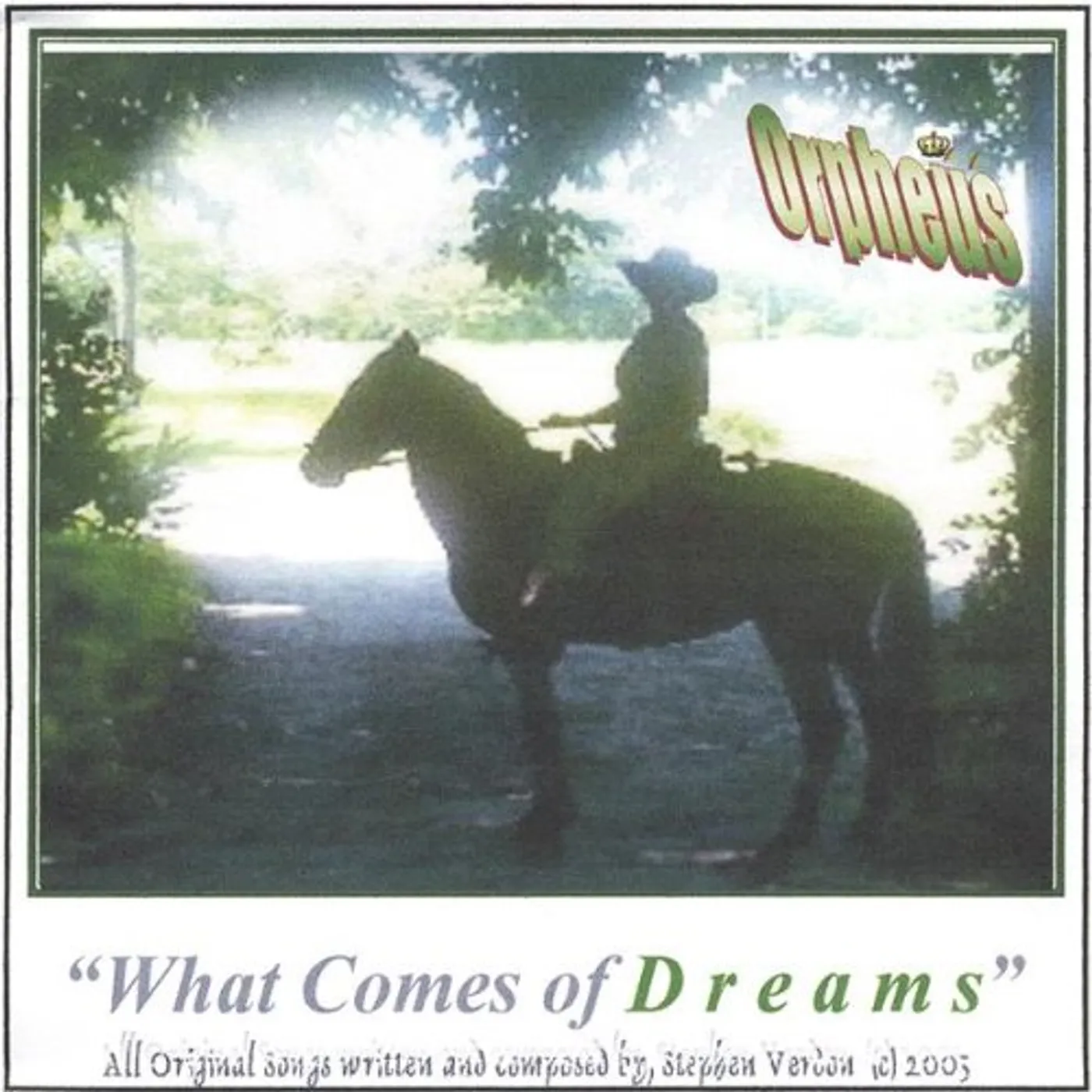 Stephen Verdon WHAT COMES OF D R E A M S CD