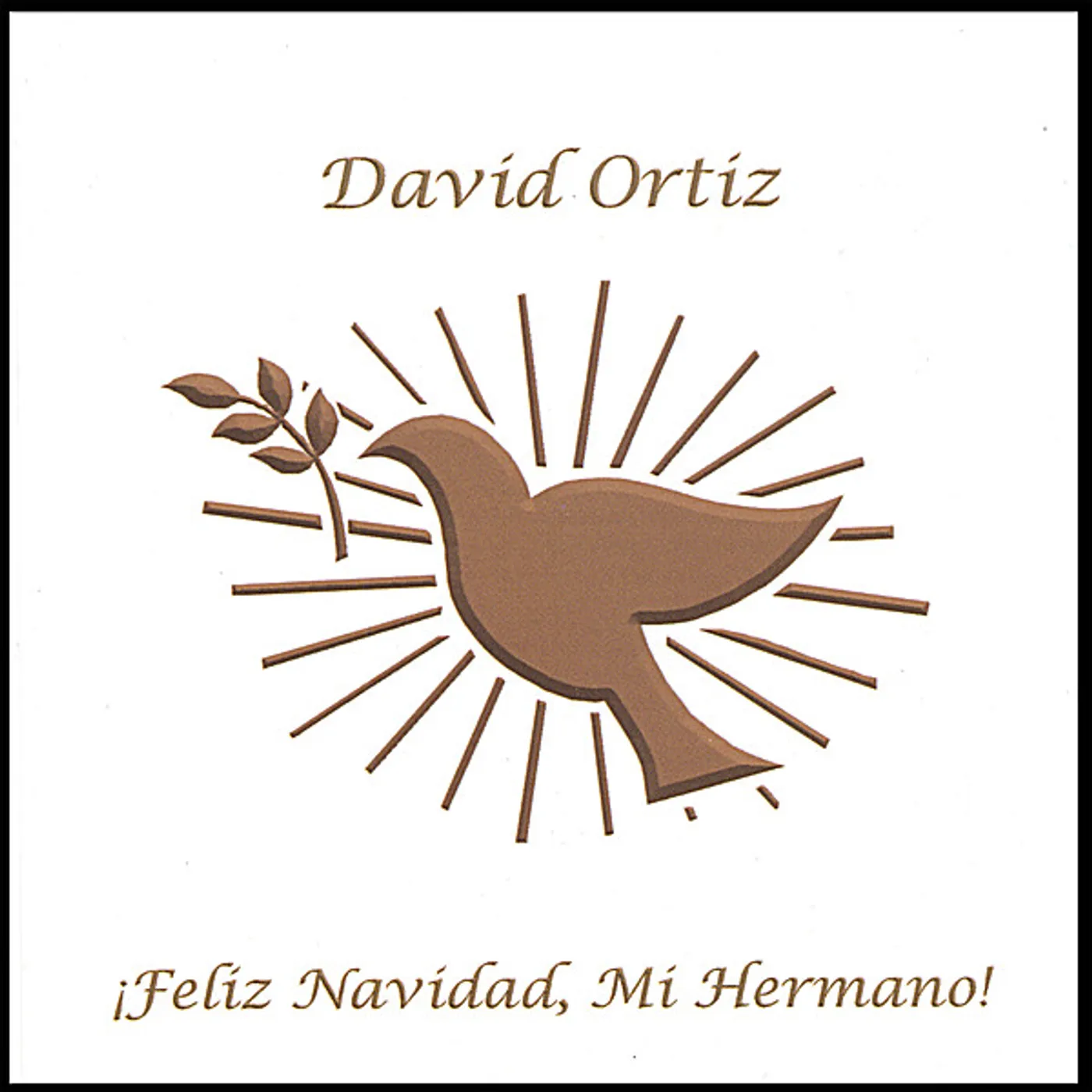 David Ortiz FELIZ NAVIDAD MI HERMANO! CD