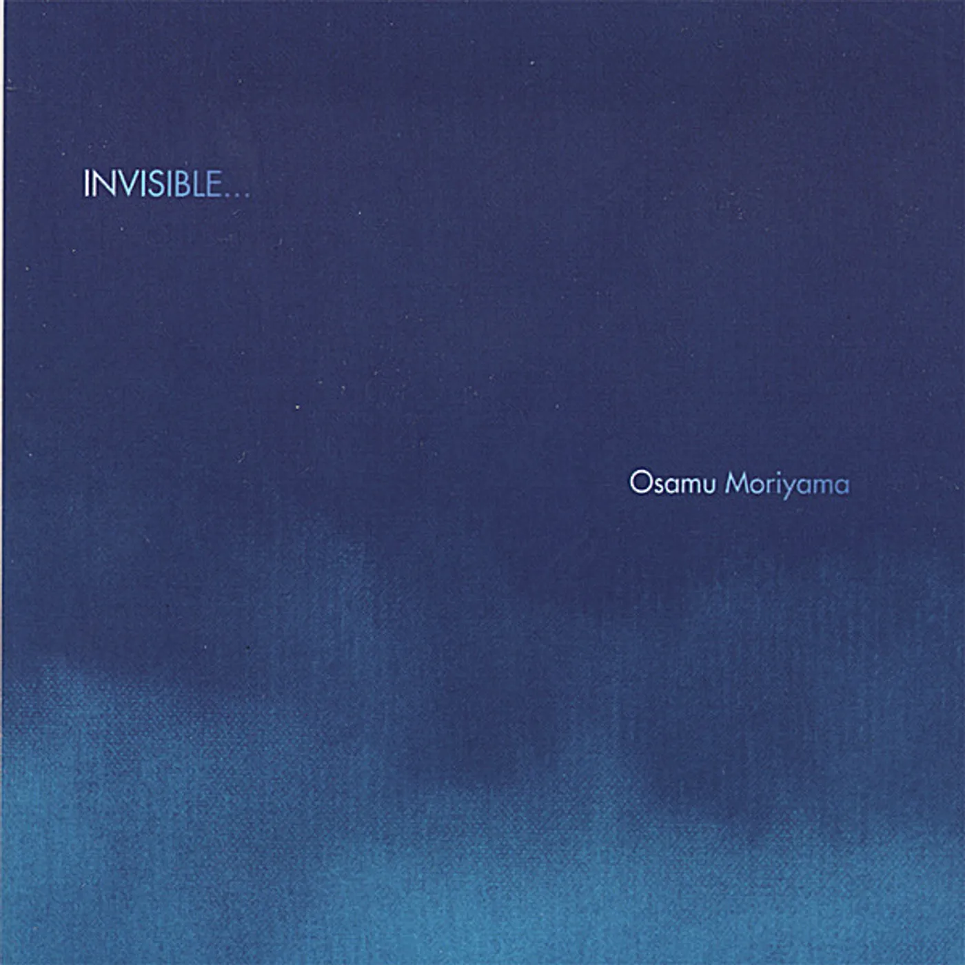 Osamu Moriyama INVISIBLE CD