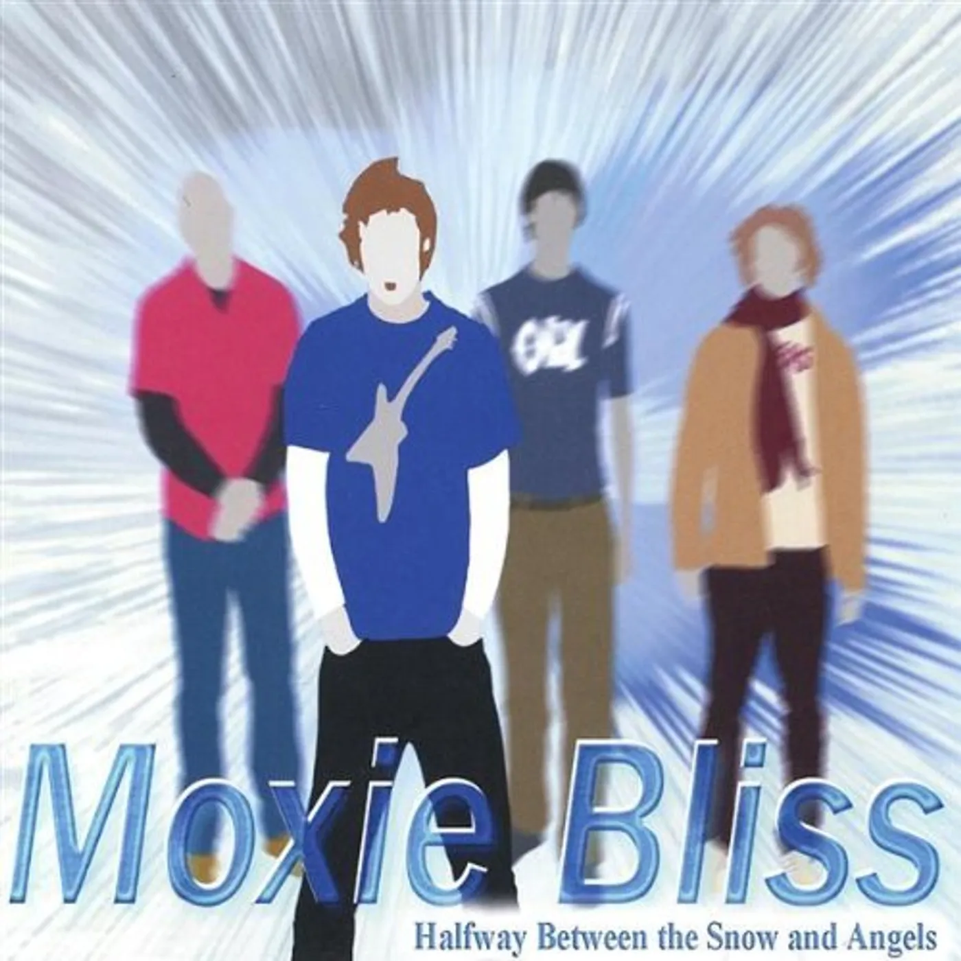 Moxie Bliss HALFWAY BETWEEN THE SNOW & ANGELS CD